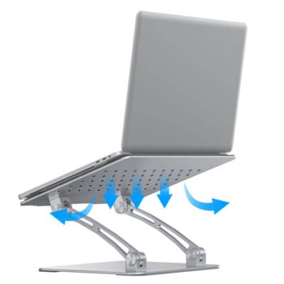dokanmonem-Wiwu S600 Aluminum Ergonomic Portable Laptop Stand (5) Wiwu S700 Aluminum Ergonomic Portable Laptop Stand Compatible with Mac-book Air Mac-book Pro - Image 2