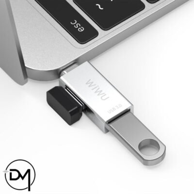 2 WIWU T02, USB Type-C HUB ( contain USB 3.0 and USB 2.0)  For Macbook, Zinc Alloy Case - Image 1