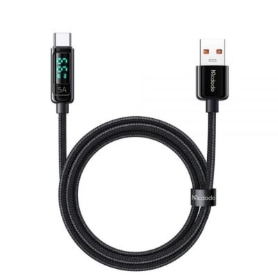 CA-869 Digital Pro Type-c 5A Super Fast Charge Data Cable 1 (2) Mcdodo CA-869, Digital Display Pro Type C to USB, 5A, Fast Charge Data Cable, 1.2m - Image 3