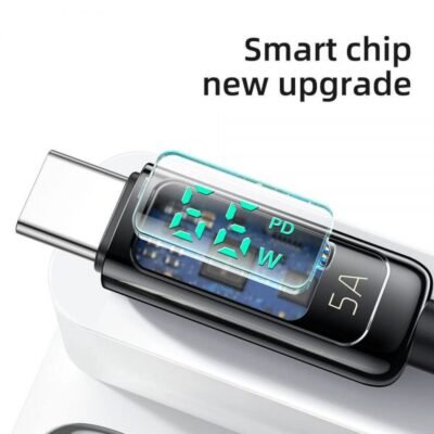 CA-869 Digital Pro Type-c 5A Super Fast Charge Data Cable 1 (5) Mcdodo CA-869, Digital Display Pro Type C to USB, 5A, Fast Charge Data Cable, 1.2m - Image 5