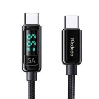 ماكدودو كابل بمؤشر رقمي Mcdodo CA-8820 يدعم الشحن السريع Type-C الى Type-C طول 1.2m
