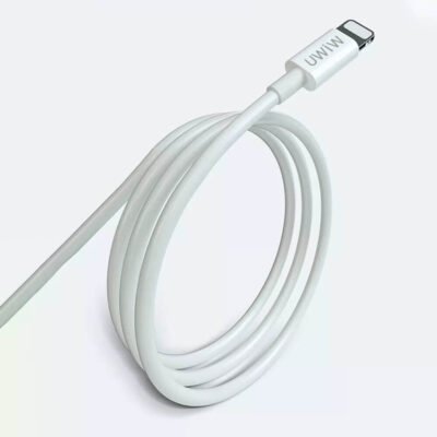 ⁦شاحن ويوو سريع 20w حائطى 2 مخرج USB معه كابل لايتيننج Lightning إضافى WIWU W103⁩ - الصورة ⁦3⁩