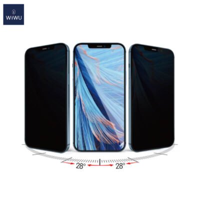 WiWU iPrivacy Anti-spy Screen Protector 2.5D Tempered Glass Black Film for iPhone13 Pro Max (5) WiWU iPrivacy Anti-spy Screen Protector 2.5D Tempered Glass Black Film for iPhone13 Pro Max - Image 2