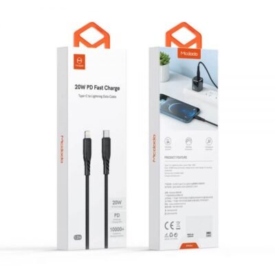 ⁦ماكدودو شاحن سريع Mcdodo CA-846, - أسود Type-c To Lightning - 2A, 1.2m⁩ - الصورة ⁦6⁩