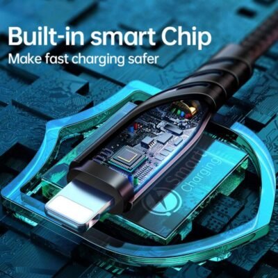 ⁦ماكدودو شاحن سريع Mcdodo CA-846, - أسود Type-c To Lightning - 2A, 1.2m⁩ - الصورة ⁦4⁩