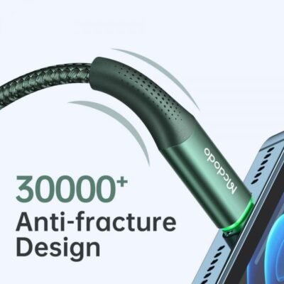 Mcdodo CA-996, 20W Type-C to lightning PD, Data Cable, Indicator light, Fast charger(Black) - Image 3