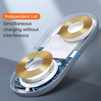 ⁦شاحن ماكدودو لاسلكي 3 في 1 ( موبايل + ساعة + سماعة) Mcdodo CH-706, Magsafer⁩ - الصورة ⁦2⁩