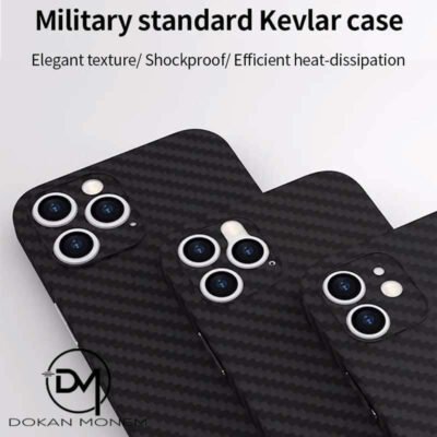 ⁦ويوو جراب كاربون PP ناعم ملمس نسيج فايبر WiWU Skin Carbon - iPhone 12Pro Max⁩ - الصورة ⁦2⁩