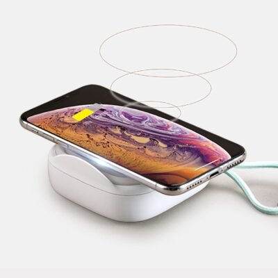 MIPOW  SPXO2W-T Pop Candle Power Bank 10000mAh With Wireless Charging –  blue - Image 4