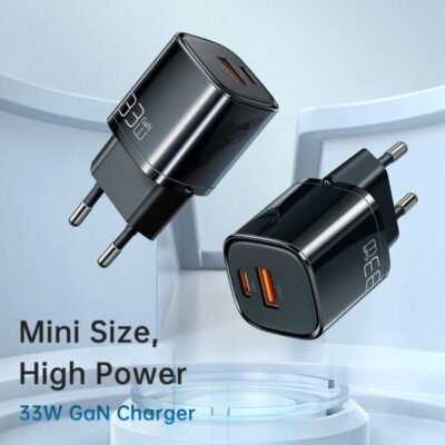 Mcdodo CH-015 33W PD+QC Mini GaN Fast Charger, Dual Port (Type-C+USB) white - Image 2