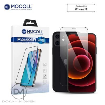 Dokanmonem-mocoll-2-5d-full-cover-tempered-glass-screen-protector-iphone-12-pro-max-3 Mocoll, 2.5D Full Cover Tempered Glass Screen Protector - iPhone 12 Pro Max - Image 5