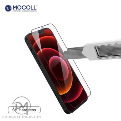 Dokanmonem-mocoll-2-5d-full-cover-tempered-glass-screen-protector-iphone-12-pro-max Mocoll, 2.5D Full Cover Tempered Glass Screen Protector - iPhone 12 Pro Max - Image 3