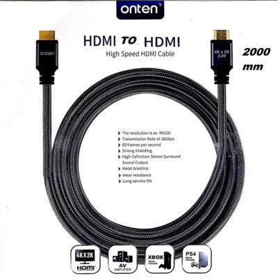 Onten OTN-8308 HDMI High Speed Cable 4K (2Meter) - Image 4