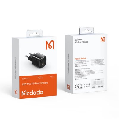 Mcdodo CH-829 20W Mini PD fast Charger , Output USB type C Black - Image 4