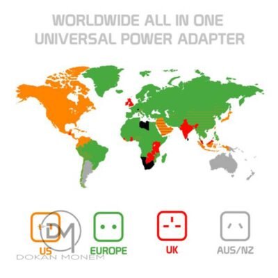 PEGO Universal Travel 10A AC Plug Wall Adapter 4 types Input & 4 Output USA-EU-UK-AUS - Image 6