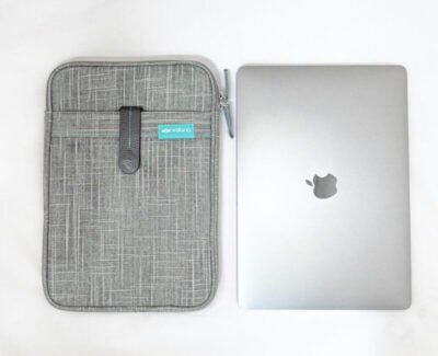 dokanmonem-X-Doria Canvas Sleeve Case For MacBook (11-6-Inch) - Gray (2) X-Doria Canvas Sleeve Case For MacBook (11.6-Inch) - Grey - Image 2