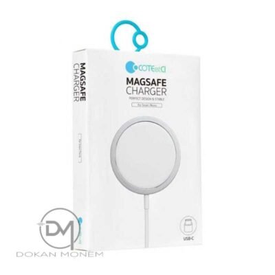 Coteetci CS5702 Magsafe Charger 15W Wireless Magnetic Fast Charger for Smart Phone USB-C - White - Image 3