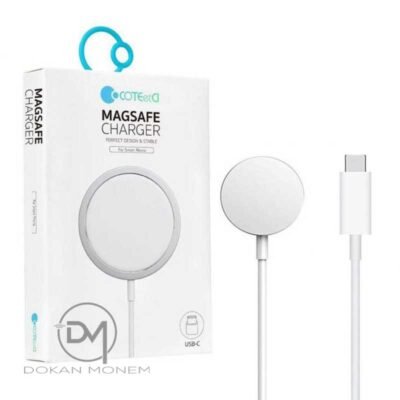 Coteetci CS5702 Magsafe Charger 15W Wireless Magnetic Fast Charger for Smart Phone USB-C - White - Image 4