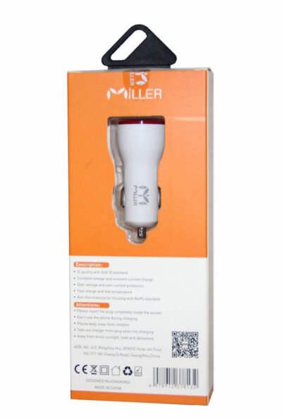 Miller USB Car Charger (Black) - Image 5