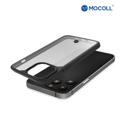MOCOLL T2series Mobile Phone Case for iPhone 12 Pro Max - Black - Image 3