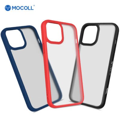 ⁦موكول - جراب موبايل - ازرق MOCOLL Redseries - iPhone 12 Pro Max⁩ - الصورة ⁦3⁩