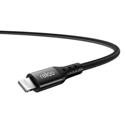 dokanmonem-reliqo-fast-charging-mfi-certified-type-c-to-lightning-qc-cable-1-2m-black (3) RELIQO Fast Charging MFI Certified USB Type-C to Lightning QC Cable 1.2M(Black) - Image 2