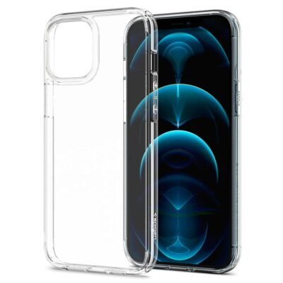 SPIGEN Ultra Hybrid Case for iphone 12 pro max made in Korea (Transparent) - Image 2
