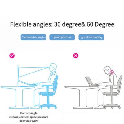 ⁦WiWU ويوو جراب سكن برو رفيع ويعمل كحامل للابتوب على شكل جلد - PU Leather 15.4 Inch - بني⁩ - الصورة ⁦4⁩