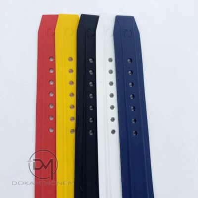 GRAY Silicone Watch Band For iWatch (42/44mm) - Red - Image 3