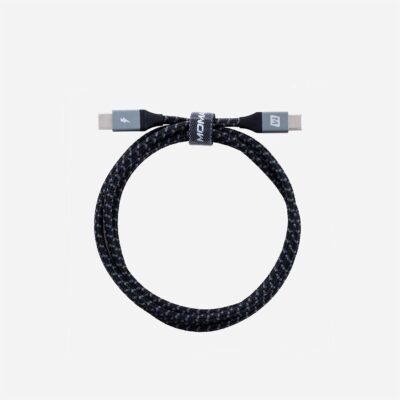 MOMAX Zero USB Type-C to Type-C Cable 1.2M (Braided-Black) - Image 3